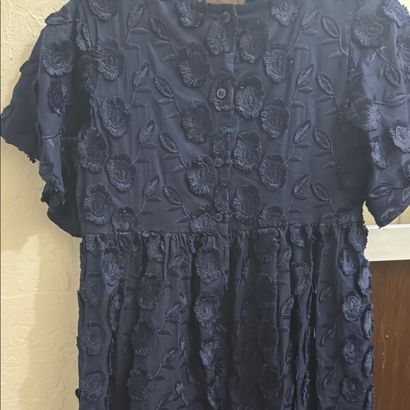 Janie and Jack Blue Puff Sleeve Sundress for Weddings - Picture 6 of 6